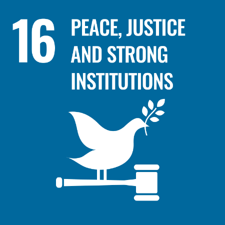 Goal 16 Peace, justice and strong institutions