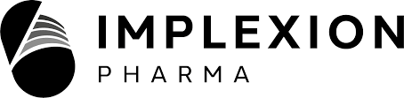 Implexion Pharma company logo, black on white.